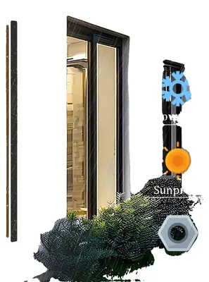 Imagen del producto de Aplique de pared exterior, resistente al agua, diseño minimalista, 100 cm, luz cálida