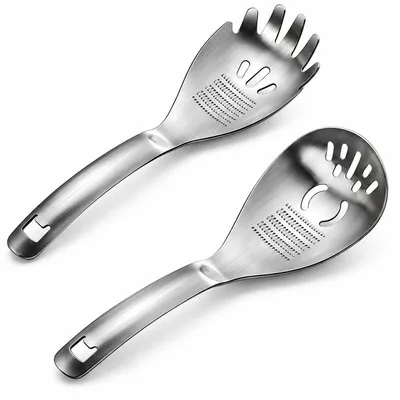 Produktbild von 5 in 1 Küchenwerkzeug Edelstahl, Multifunktionslöffel mit Knoblauchstampfer, Kartoffelstampfer, Eiertrenner und Flaschenöffner für Küche und Camping