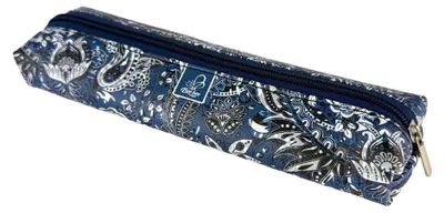 Image de Trousse d'école pour adolescents et étudiants, motif teckel bleu