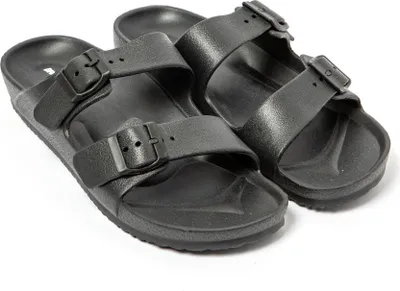 Produktbild von BRASILERAS Zehensandalen Herren Damen rutschfester Sohle bequem schuhe strand/schwimmbad/stadt schwarz 37 EU - UBCOA
