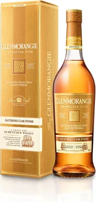 Produktbild von Glenmorangie The Nectar d'Or Sauternes Cask Finish Highland Single Malt Scotch Whisky in Geschenkpackung | 46 % vol | 0,7 l