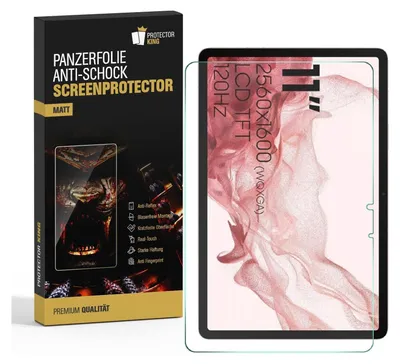 Produktbild von 1x Flexibles Nano-Glass für samsung Galaxy Tab S9 Ultra MATT ENTSPIEGELT Displayschutz Panzerglas Schutzglas Schutzfolie ANTI-SHOCK/ ANTI-KRATZ/ ANTI-BRUCH/ ANTI-SCHMUTZ