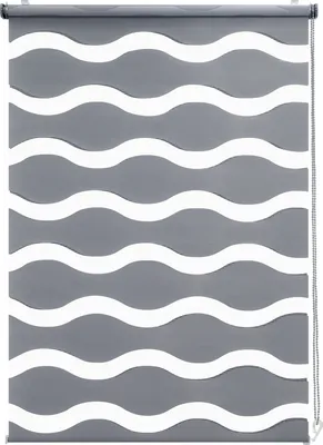 Produktbild von Doppelrollo Wellen Duo-Rollo Klemmfix ohne Bohren Doppelrollo Welle 90x150cm Dunkelgrau