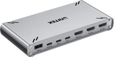Produktbild von Unitek Usb-C 10 Gbps Kvm-Switch Mit Hdmi