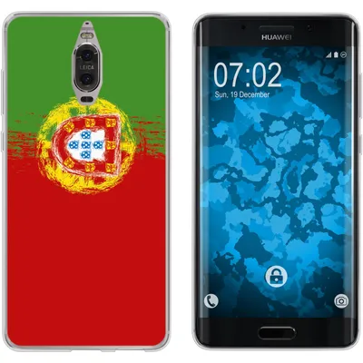 Produktbild von PhoneNatic Case kompatibel mit Huawei Mate 9 Pro Silikon-Hülle WM Portugal M8