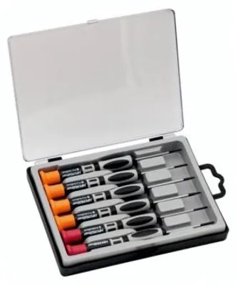 Produktbild von HM-Müllner PH-/FL-Präzisions-Schraubendrehersatz, 6-tlg., PS6-FK