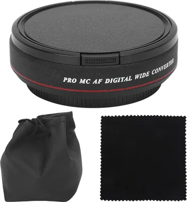 Produktbild von Zomei Ultra Slim Weitwinkel -Objektivfilter 62 mm 0,45x für Nikon DSLR -Kameras und Camcorders