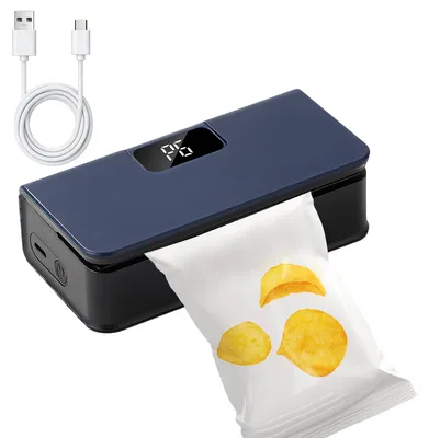 Produktbild von Wiederaufladbares Mini Folienschweißgerät,Bag Sealer 2-in-1 mit Cutter