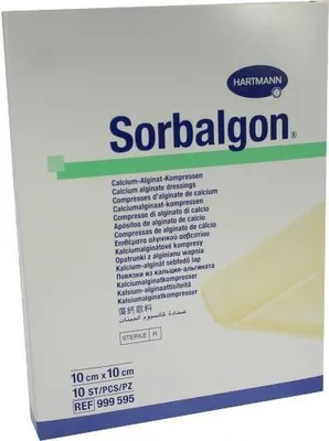 Produktbild von Sorbalgon Kompressen 10x10 cm 10 St