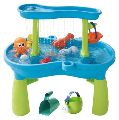 Produktbild von Wasserspieltisch für Kinder mit Zubehör - 2 Ebenen