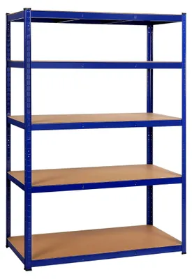 Produktbild von Lagerregal 180 x 120 x 60 cm für Keller, Werkstatt und Garage, belastbar bis 875 kg