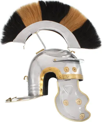 Obrázok produktu pre vidaXL Rímsky vojak Helma Antique Replika pre LARP Silver Steel