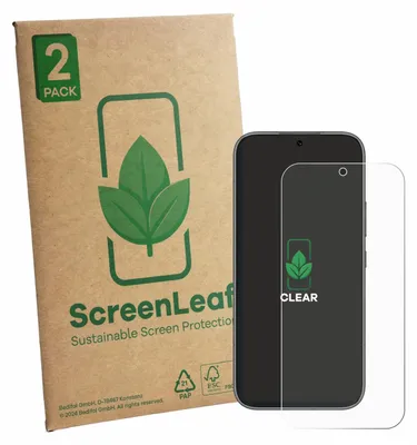 Produktbild von 2x ScreenLeaf Schutzfolie für Honor 600 Pro nachhaltiger Displayschutz Display Schutz Folie Klar Transparent