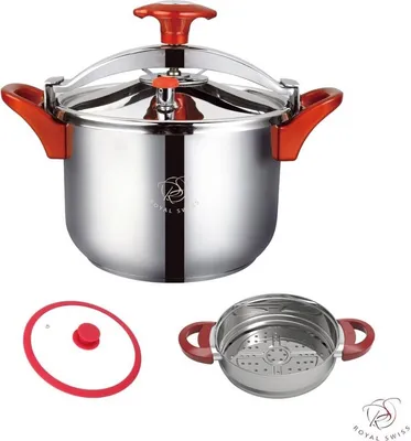 Produktbild von Schnellkochtopf Couscous Pfanne 2 in 1 -10 Liter- Ø 26 cm - Edelstahl- Induktion