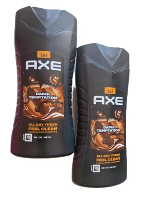 Produktbild von Axe Dark Temptation 3 in 1 Duschgel - Shower Gel - Pflege - Körperpflege - 2 x 250ml