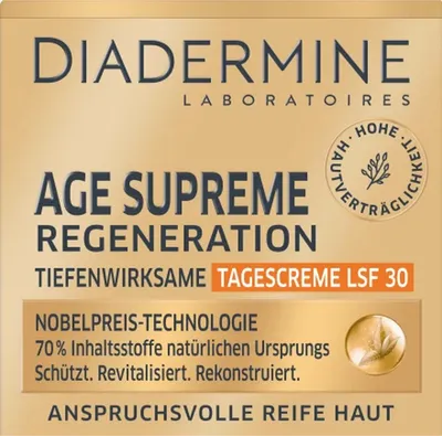 Produktbild von Diadermine Age Supreme Regeneration Tiefenwirksame Creme LSF 30 50ml