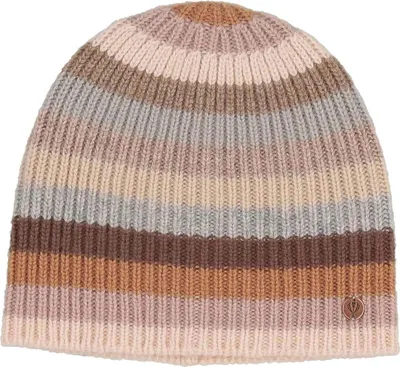 Produktbild von FRAAS Mütze Signature Multi Stripe Knit Slouch Beanie Greige mehrfarbig
