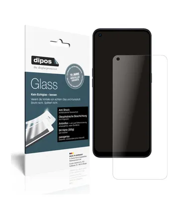 Produktbild von 2x Schutzfolie für Oppo A53 5G matt - Anti-Shock 9H Folie dipos Glass Kunststoffglas