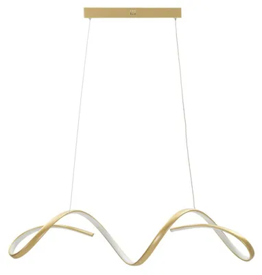 Produktbild von LED-Pendelleuchte Uter in Gold mit drei Farbtemperaturen