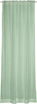 Produktbild von SCHÖNER WOHNEN-Kollektion Transparenter Ösenvorhang SOLID Grün 140 x 250 cm