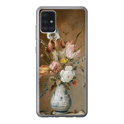Produktbild von MuchoWow® Handyhülle Schutzhülle Hülle für Samsung Galaxy A52 5G Stilleben mit Blumen - Alte Meister - Malerei Silikon Softcase Handy Hülle - Umschlag