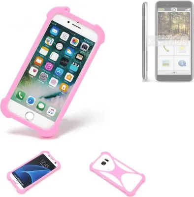 Produktbild von K-S-Trade Handy Hülle kompatibel mit Emporia Smart.3 Mini Schutz Hülle Bumper Silikon Schutz Hülle Cover Case Silikoncase Silikonbumper TPU