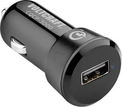 Produktbild von VOLTCRAFT CQCP-3000 USB Ladegerät 19.5 W 1x USB-A Schwarz KFZ, LKW Qualcomm Quick Charge 3.0
