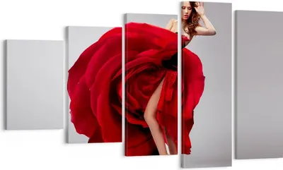 Produktbild von Bild auf Leinwand - Leinwandbild - Karneval Kleidung Kultur Tänzerin - 100x60cm - Wand Bild - Wanddeko - Leinwanddruck - Bilder - Kunstdruck - Leinwand bilder - Wandkunst - EG100x60-2138
