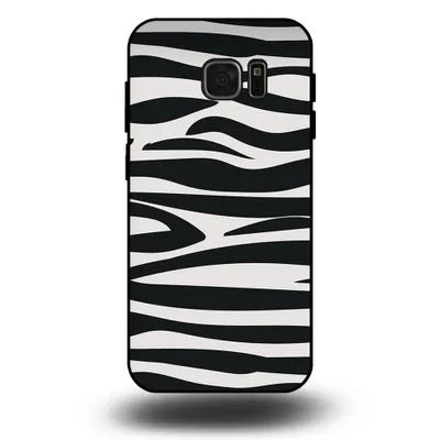 Produktbild von Smartphonica Handyhülle passend für Samsung Galaxy A30s mit Zebradruck - TPU-Hülle mit Zebradruck-Design - Schwarz Weiß