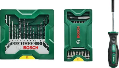 Zdjęcie produktu dla Bosch Accessories Mini X-Lin 2607017655 Zestaw 41 bitów wraz z uchwytem na bity do wkrętarki (2607017655)