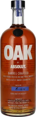 Produktbild von Absolut Vodka Oak Barrel Crafted Oak Infused Vodka 40% Vol. 1l
