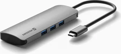 Productafbeelding van USB-hub Swissten USB-C, 6-in-1