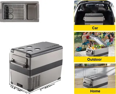 Produktbild von Auto-Kühlschrank, einstellbarer Kühlbereich, energieeffizient, 45L