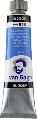 Image de Van Gogh peinture à l'huile tube 40 ml bleu de Cologne (phtalo) 535