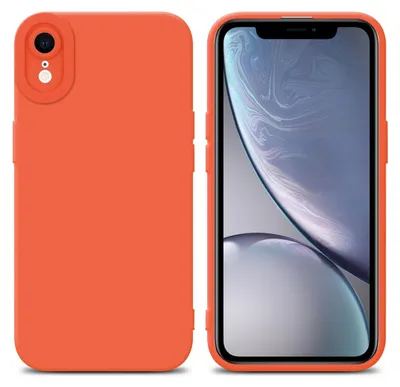 Image de Cadorabo Housse pour Apple iPhone XR Housse de protection en orange TPU silicone Etui Case Housse pour téléphone portable