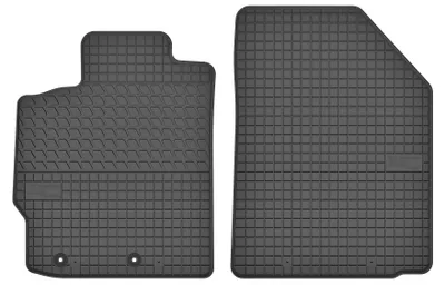 Produktbild von Gummi-Fußmatten vorne für Toyota Yaris II 2005-2011 (Schrägheck) – 2-tlg, Schwarz, passgenau