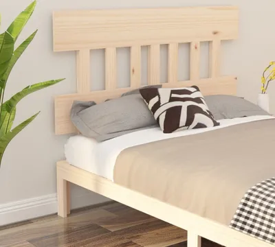 Produktbild von vidaXL Kopfteil 143,5x3x81 cm Massivholz Kiefer - Kopfteil - Kopfteile - Bettkopfteil - Holzkopfteil