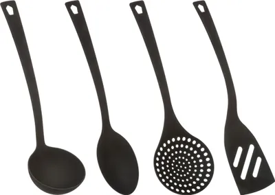 Obrázek produktu pro Sada kuchyňských doplňků. 4 prvky, černá barva