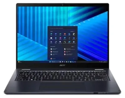 Image de Acer Travelmate P4 Tmp414rn-55-tco, ordinateur portable 14 pouces, processeur Intel Ultra 7-255u, 32 Go de mémoire, 1 To de SSD, écran tactile. Adaptateur secteur pour prise européenne (220V). Taille unique