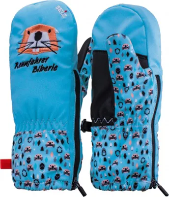 Produktbild von Seiz Handschuhe Biberle Kinder Winter Schnee Fäustlinge WGL00015 03 blau, Handschuh:1