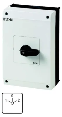 Imagen del producto de Eaton T5B-3-8401/I4 - Interruptor de palanca - 3P - - Blanco - IP65 - 160 mm - 189 mm