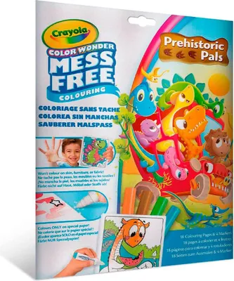 Produktbild von Crayola Friends Dinosaurier Malset Ohne Verschmieren Durchsichtig Durchsichtig One Size