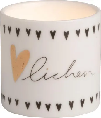 Produktbild von Räder Design Teelichthalter Helle Freude Herzlichen Glückwunsch (Klein)