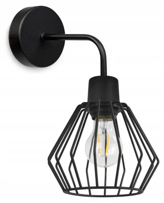 Produktbild von Wandleuchte Kinkiet Metall Draht Lampenschirm LED Modern Industrial