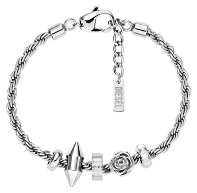 Produktbild von Armbanden   Mit Festen Anhängern Diesel Silber   Kollektion  - mann