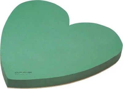 Produktbild von OASIS Steckschaum BIOLINE Vacufix Herzen 60cm Steckmasse Steckschwamm - 2 Stück