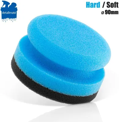 Produktbild von detailmate Handpolierschwamm soft mit hartem Griff Ø 90/50mm - Auto Polierschwamm