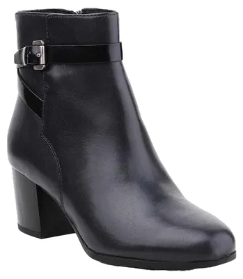Produktbild von Geox - "D Petalus" Stiefeletten für Damen, Leder PP7682 (36 EU) (Schwarz)