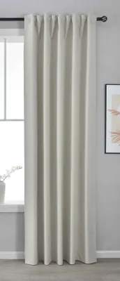 Produktbild von Premium Verdunkelungsvorhang HxB 245x140 cm Creme »BOSTON Dark« 100% Verdunkelung mit Multibandaufhängung , 2023600