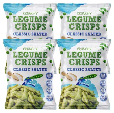 Image de Want Want Salted Classic Legume Crisps Chips de légumineuses 85g paquet de 4